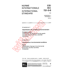 IEC 60721-3-0:1984/AMD1:1987