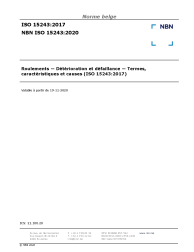 NBN ISO 15243:2020