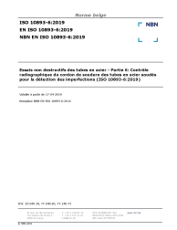 NBN EN ISO 10893-6:2019