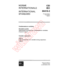 IEC 60418-2:1976