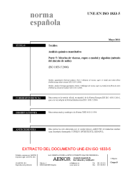 UNE-EN ISO 1833-5:2011