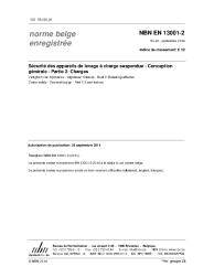 NBN EN 13001-2:2014