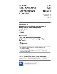 IEC 60061-2:1969/AMD36:2007