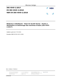 NBN EN ISO 4545-2:2018