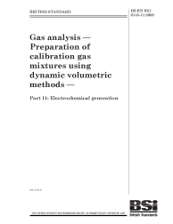 BS EN ISO 6145-11:2008