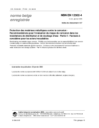NBN EN 12502-4:2005