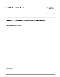 CEN/TR 16961:2018