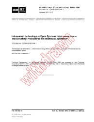 ISO/IEC 9594-4:1998/COR1:2001