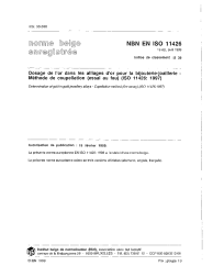 NBN EN ISO 11426:1999