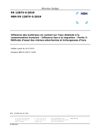 NBN EN 12873-3:2019