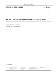 NBN S 23-002-3:2020