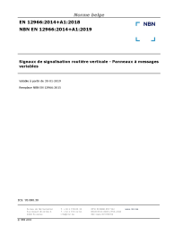 NBN EN 12966:2014+A1:2019