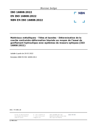 NBN EN ISO 16808:2022