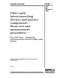 BS EN 61300-2-23:1997