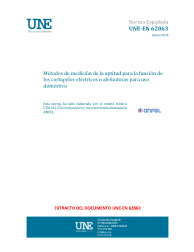 UNE-EN 62863:2018