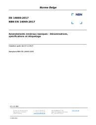 NBN EN 14069:2017