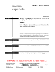 UNE-EN 12629-7:2005+A1:2016 (R2021)