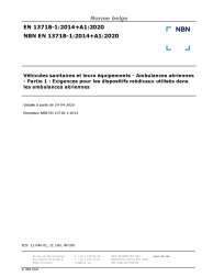 NBN EN 13718-1:2014+A1:2020