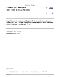 NBN EN 88-1:2011+A1:2016