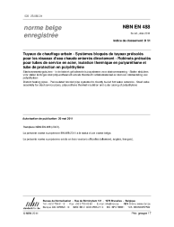 NBN EN 488:2011