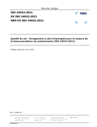 NBN EN ISO 24032:2021