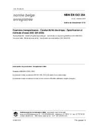 NBN EN ISO 284:2003