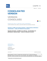 CISPR 11:2015+AMD1:2016 Consolidated