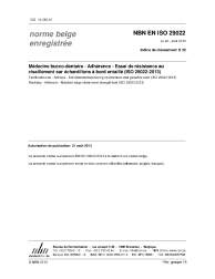 NBN EN ISO 29022:2013