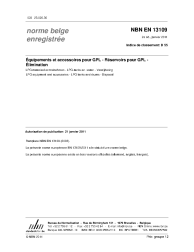 NBN EN 13109:2011
