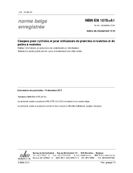 NBN EN 1078+A1:2012