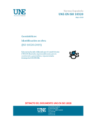 UNE-EN ISO 10320:2020