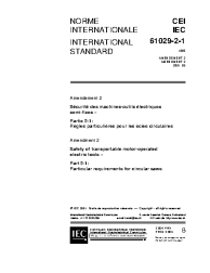 IEC 61029-2-1:1993/AMD2:2001