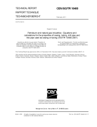 CEN ISO/TR 10400:2011