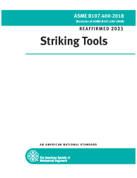 ASME B107.400-2018 (R2023)