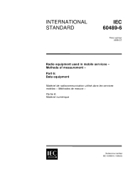IEC 60489-6:1999