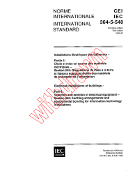 IEC 60364-5-548:1996