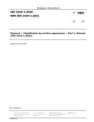 NBN ISO 2426-1:2021