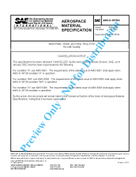 SAE AMS-S-18729A:2002-01-24