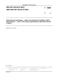 NBN ISO/IEC 30118-5:2022