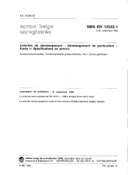 NBN EN 12522-1:1998