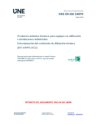 UNE-EN ISO 18099:2023
