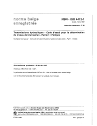 NBN ISO 4412-1:1992