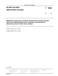 NBN EN 993-10:2020