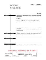 UNE-EN 62005-9-1:2016