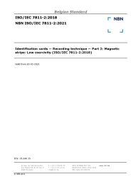 NBN ISO/IEC 7811-2:2021