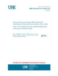 UNE-EN 60754-2:2014/A1:2021