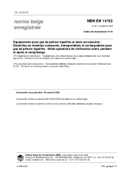 NBN EN 14763:2005