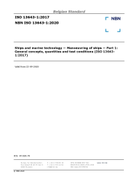 NBN ISO 13643-1:2020