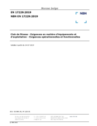 NBN EN 17229:2019
