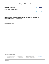 NBN ISO 11749:2024
